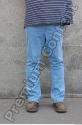 Leg Head Man Casual Jeans Slim Average Street photo references